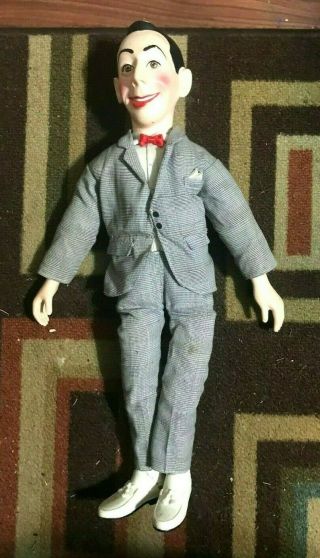 Vintage 1987 Peewee Herman Pull String Talking Doll About 18 Inches Tall