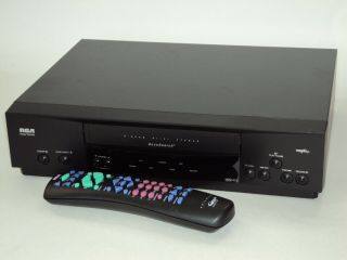 Rca Vr622hf Stereo Vhs Vcr Video Cassette Recorder Player W/ Remote Control