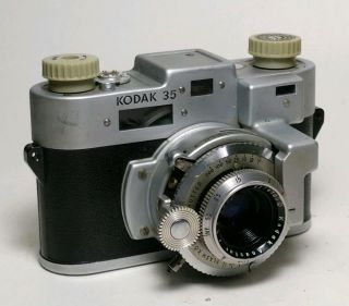 Vintage Kodak 35 35mm Film Camera Rangefinder