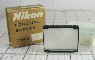 Nikon F Interchangeable Focusing Screen Type R Grid For F2 And F