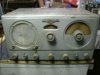 National Model Nc - 57 Vintage Shortwave Ham Radio Tube Receiver
