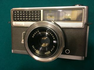 Vintage Ansco " Autoset " Camera From Early 1960s