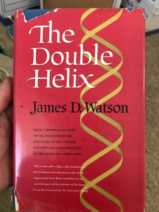 James D Watson The Double Helix 1968 Hb/dj Us 1st Edition 5th Printing Dna