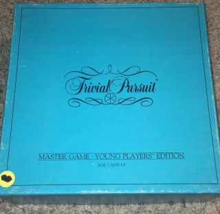 Trivial Pursuit Master Game Young Players Edition Vintage 1984 Euc