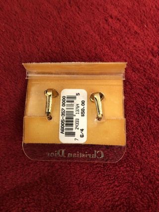 1980’s vintage Christian Dior clip on earrings 2
