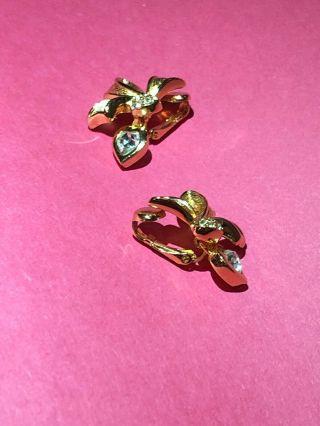 1980’s vintage Christian Dior clip on earrings 6