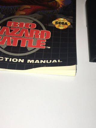 Bio - Hazard Battle Vintage Authentic Sega Genesis Game Complete 7