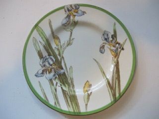 Vintage Royal Doulton Bone China Side Plate - Iris Flowers V1346 - 1930s?