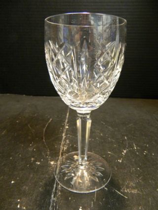 Vintage Stemmed Waterford Lismore Crystal Wine Glass 7 " X 3.  13 " Cond