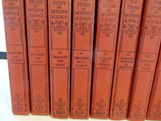 The Story Of Modern Science Henry Smith Williams 10 Volume Vintage Set