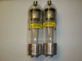Matched Pair Nl - 872 Tubes,  Nos,  National Electronics
