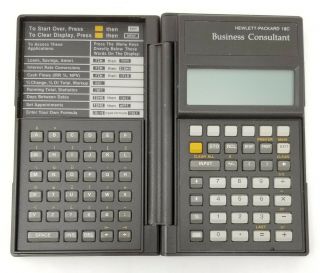 Hewlett Packard Hp 18c Business Consultant Financial Calculator Vintage