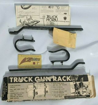 Vintage Truck Gun Rack San Angelo No 90 Nos Read One Gun Rifle Station Wagon