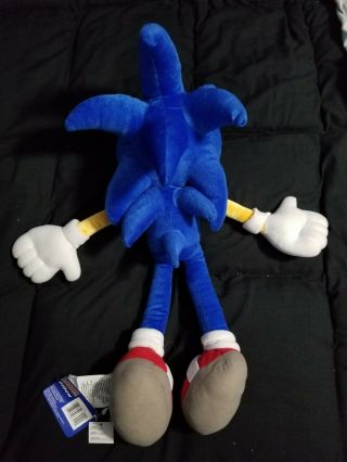 Sonic The Hedgehog Stuffed Plush Sega Game Character Toy 24” Tall Vintage 2