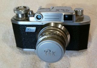 Vintage Pax M2 Camera Luminor Anastigmat 35mm Leather Case