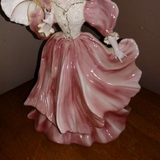 Vintage Florence Ceramics Pasadena AMBER In Pink 9.  25 