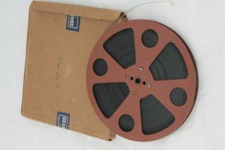 Vintage Pathescope 9.  5mm Ski - Ing Film,  6.  5 Inch Reel