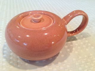 Vintage Mid - Century Modern Russel Wright/steubenville Coral Pink Sugar Bowl