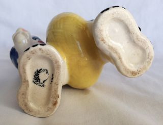Vintage Small Porcelain Donkey/Burro Figurine/Planter Japan 4