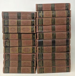 The Of Charles Dickens 19 Volume Set Clear Type Edition Books Inc