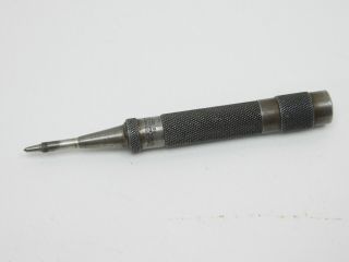 Vintage LS Starrett Spring Loaded Heavy Duty Automatic Center Punch 18A 2