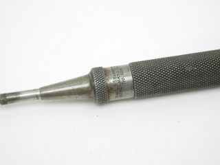 Vintage LS Starrett Spring Loaded Heavy Duty Automatic Center Punch 18A 3