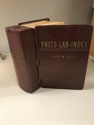 Photo - Lab - Index Henry M.  Lester Morgan Publishers Book 1946 Hc G