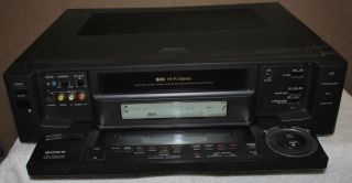 Sony Svhs S Vhs Vcr Slv - R1000 Not Working/untested/as Is/parts/repair J0809