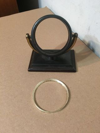 Vintage Chelsea Comet Yacht Wheel Desk Clock Case Parts Incomplete
