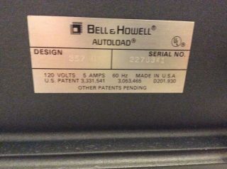 Vintage Bell & Howell 8mm Autoload Projector Model 357 B 4