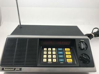 Bearcat Model Bc - 210 Vhf\uhf 10 - Channel Scanner Radio Scanner Vintage