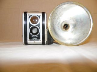 Vintage Kodak Duaflex Film Camera Kodet Lens Model With Book