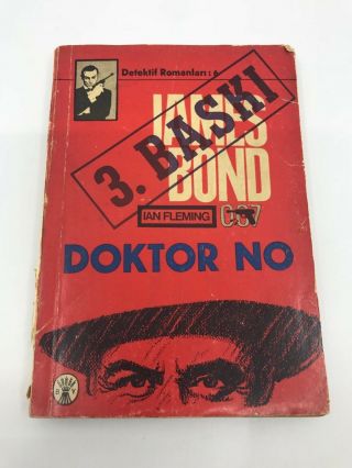 007 James Bond Doctor No - 1960s 60s - Foreign Detective Novel - F
