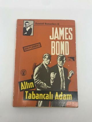 James Bond The Man With The Golden Gun - 60s - Foreign Detective Novel 15 - Vg
