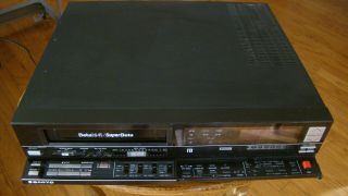 Sanyo Vcr 7250 Betacord Betamax Video Cassette Player/recorder