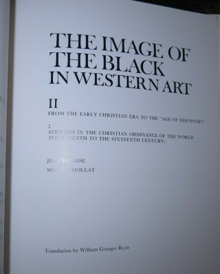 The Image of the Black in Western Art Vol II Early Christian Era Art History 2