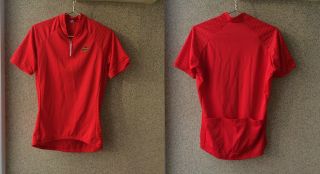 Assos Switzerland Short Sleeve Cycling Jersey Xl Camiseta Red Vintage 1990/1995