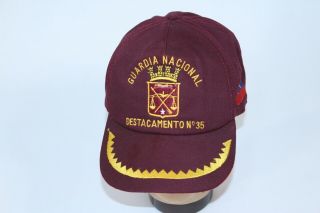Vtg Venezuela Guardia Nacional Destacamento National Guard Hat Cap