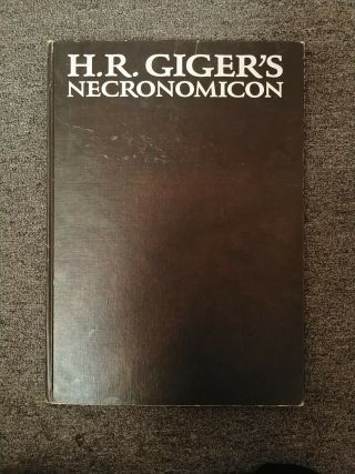 H.  R.  Giger ' s Necronomicon Hardcover First U.  S.  Edition 1991 3