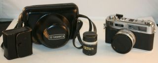 Vintage 1966 - 1968 Yashica Electro 35 Series Camera With Case