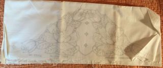 10 Vintage Pillowcase Tubing Stamped For Embroidery Wonder Art Vogart Herrschner