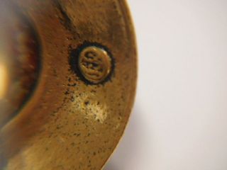 Kalevala Koru,  Finland,  Börje Rajalin: Vintage Ring.  Bronze with Jasper Big size 5