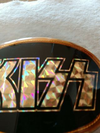 KISS vintage belt buckle 1976 Aucoin 4