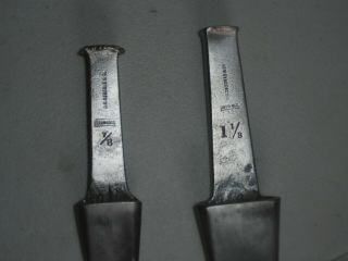 Vintage C S Osborne Leather Punch Tools - Set of Two 3