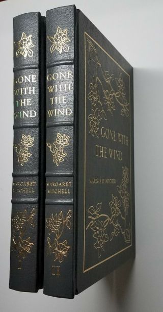Easton Press Gone With The Wind By Margaret Mitchell Vols I & Ii Leather Fine
