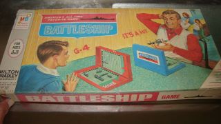 Vintage 1967 Battleship Board Game Milton Bradley Game Night Complete