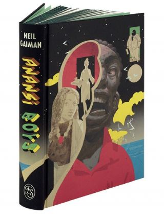 Neil Gaiman Anansi Boys Folio Society Illustrated 2019 & Rrp £75