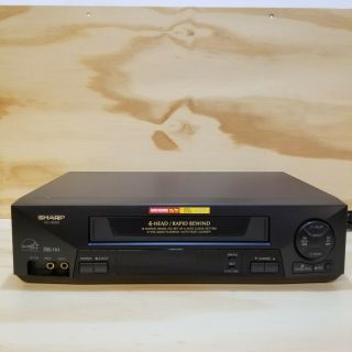 Sharp Vcr 4 Head Player Recorder Vhs Audio Stereo Movies Vintage