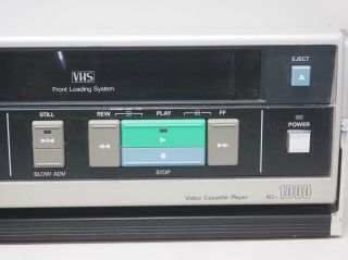 Vintage PANASONIC AG - 1000 VCR VHS Player Great 4