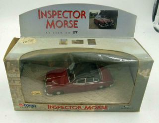 Vintage Corgi Classics Inspector Morse 01803 Jaguar 2.  4 1:43 Scale Mib